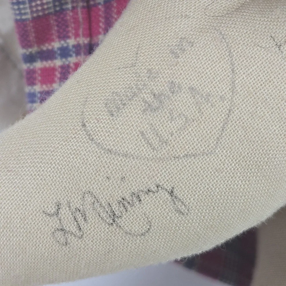 Plainfolk Kin Collection 1994 Handmade Wolf Young Un Doll Cottagecore Decor NOS